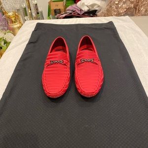 Chuxx loafers casual dress men’s shoes in red size 11